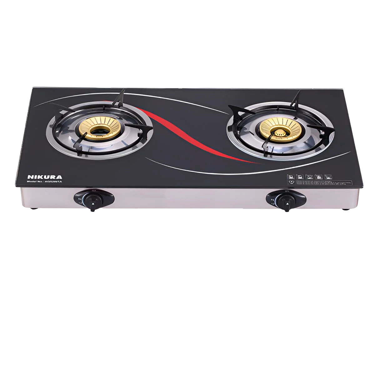 Nikura DOUBLE BURNER GAS STOVE AGS2001A