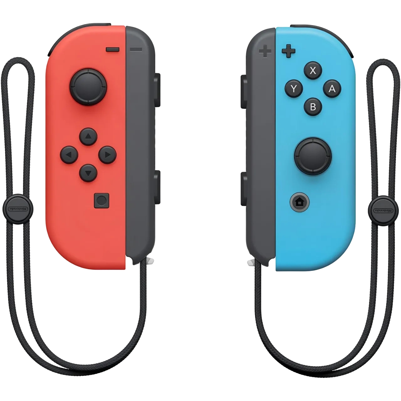 Nintendo Switch Left And Right Joy - Cons - Neon Red And Neon Blue