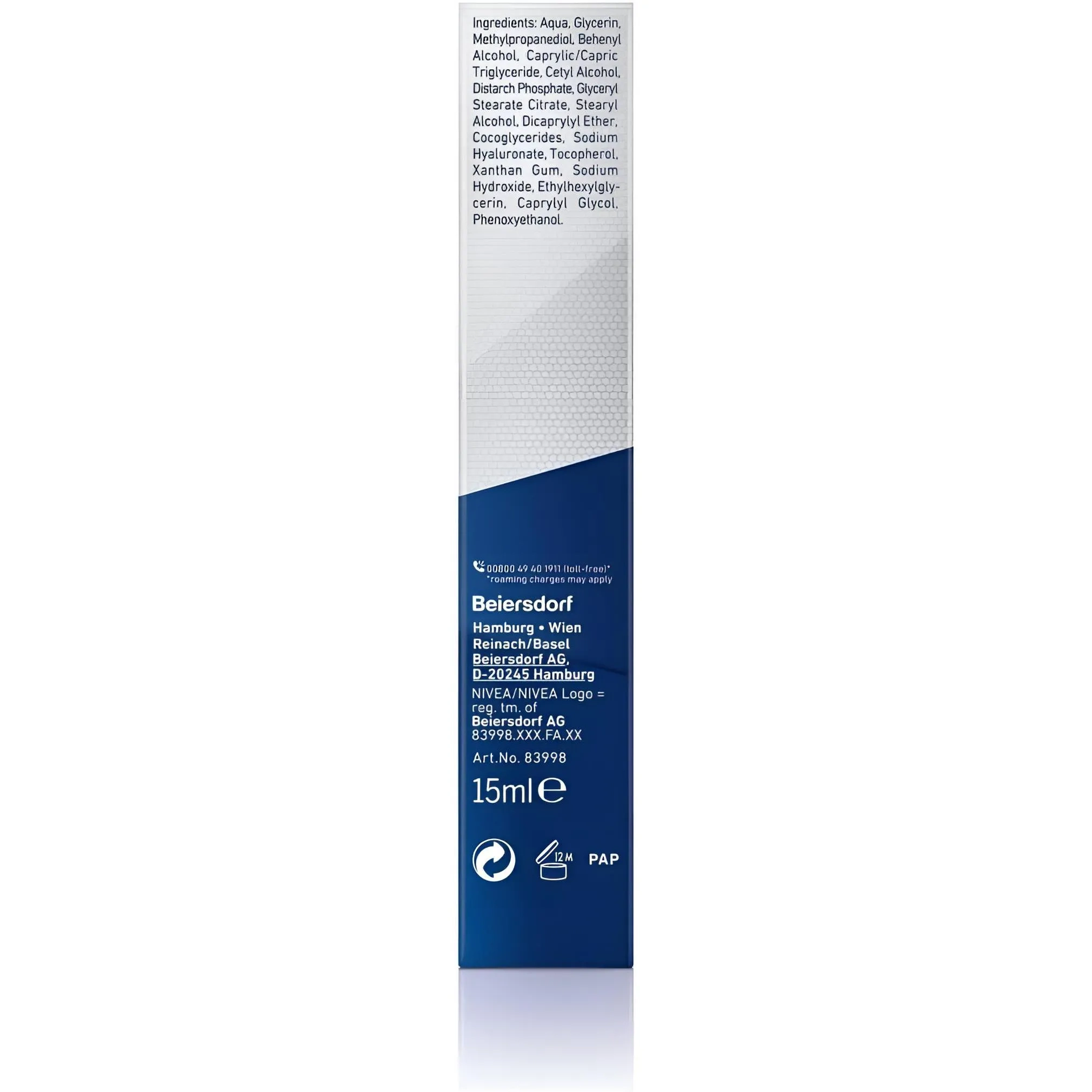 Nivea Men Hyaluron Eye Cream Powerful Anti-Ageing With Hyaluronic Acid, Moisturising 15Ml