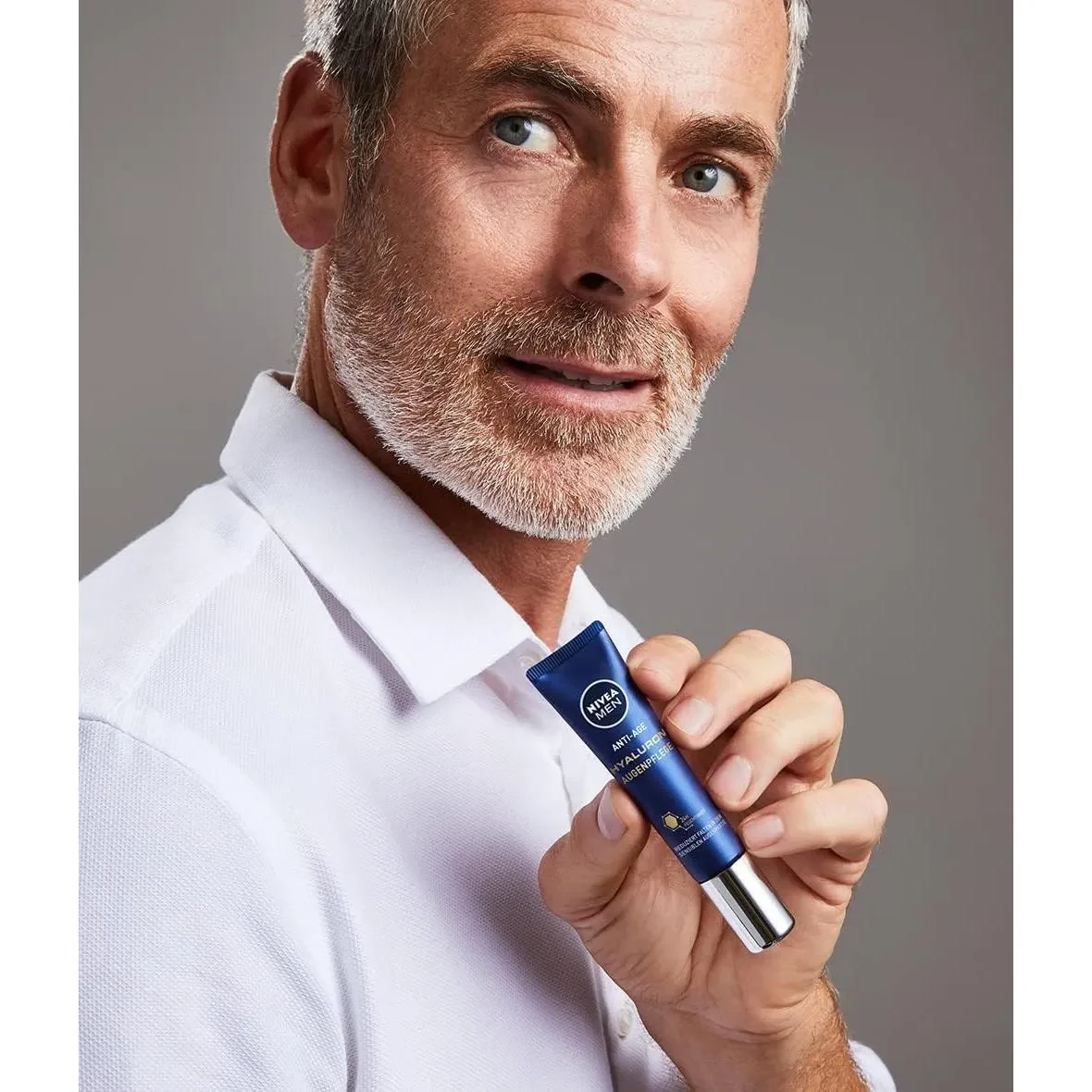 Nivea Men Hyaluron Eye Cream Powerful Anti-Ageing With Hyaluronic Acid, Moisturising 15Ml