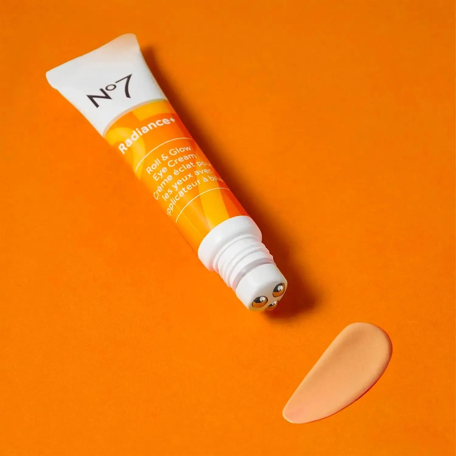 No.7 Radiance+ Roll & Glow Eye Cream - Reviving & Illuminating Under Eye Cream Eye Roller 15Ml