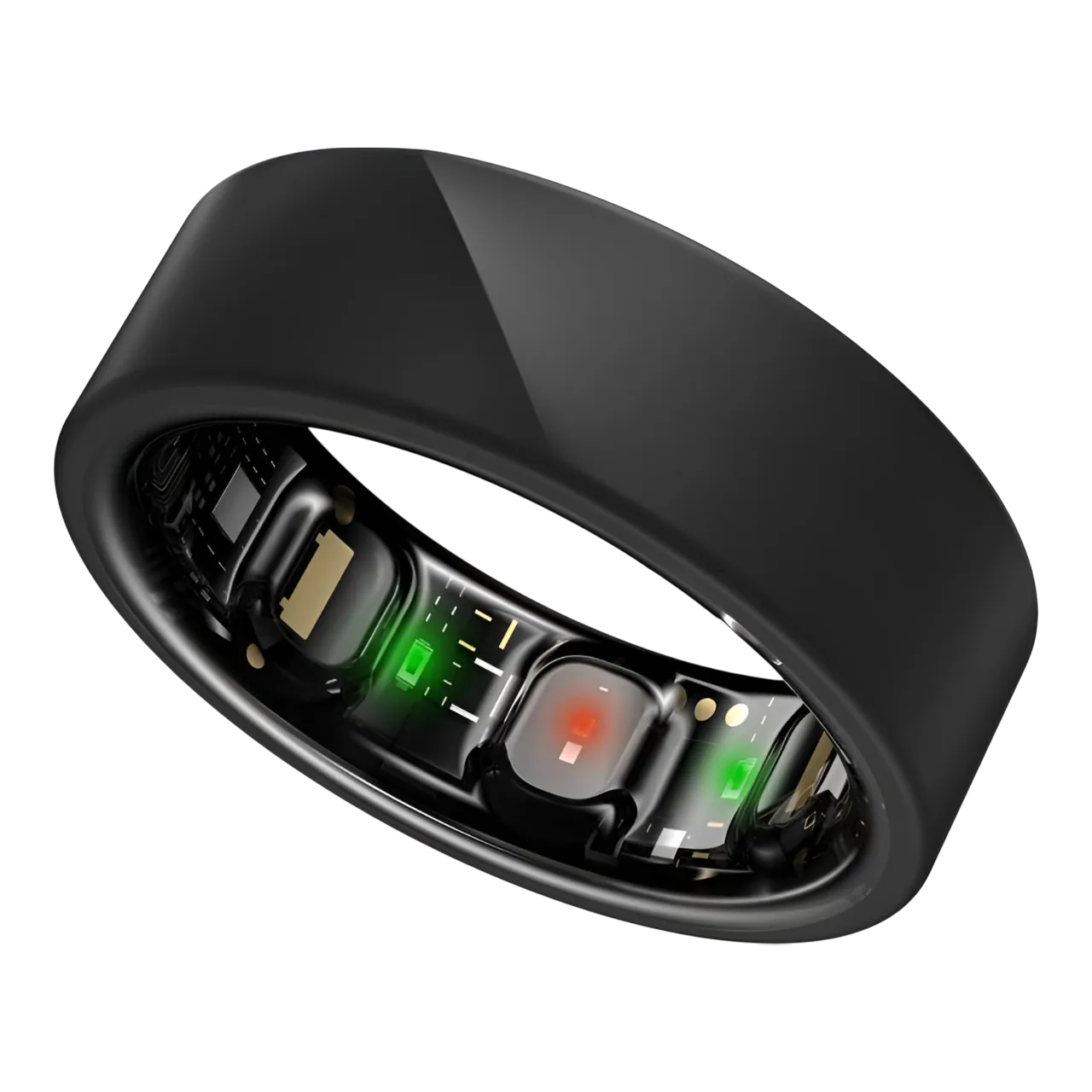 Noise Luna Smart Ring Size 8 Lunar Black Nbr1-8-lblk