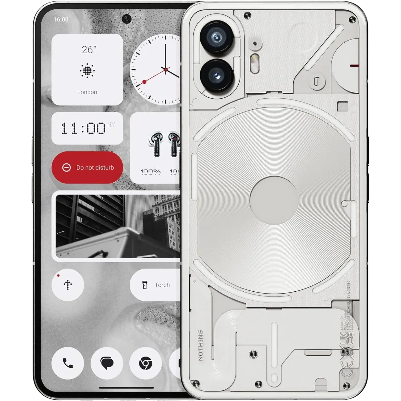 Nothing Phone (2) 5G 256Gb Rom 12Gb Ram White