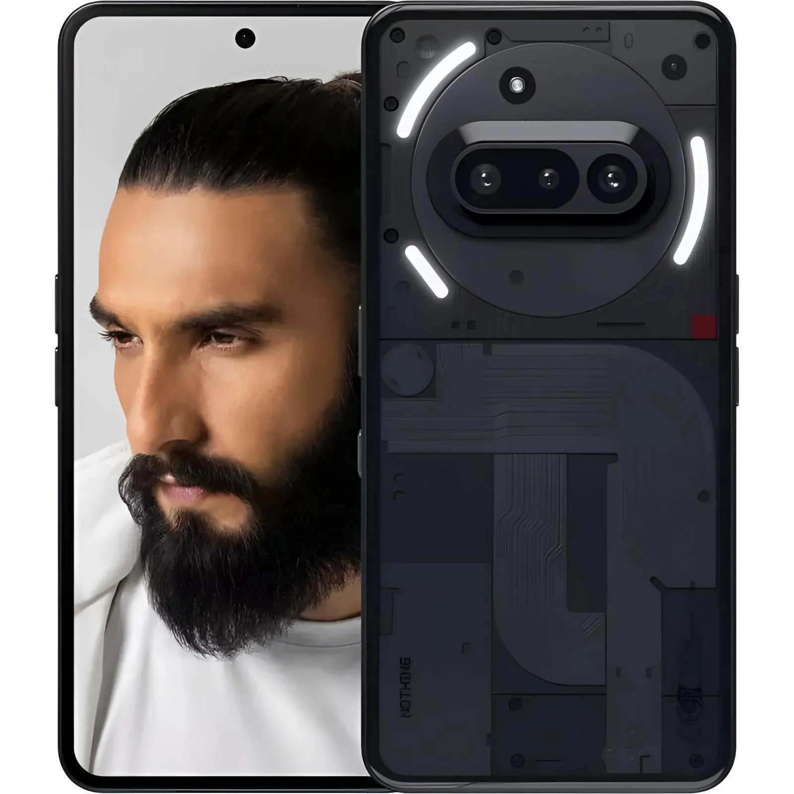 Nothing Phone 3a 6.77-inch Fhd+ Flexible Amoled Display/ 12gb Ram/ 256gb/ 50mp Back & 32mp Front Camera/ Os 3.1/ 5000 Mah Smartphone, Black