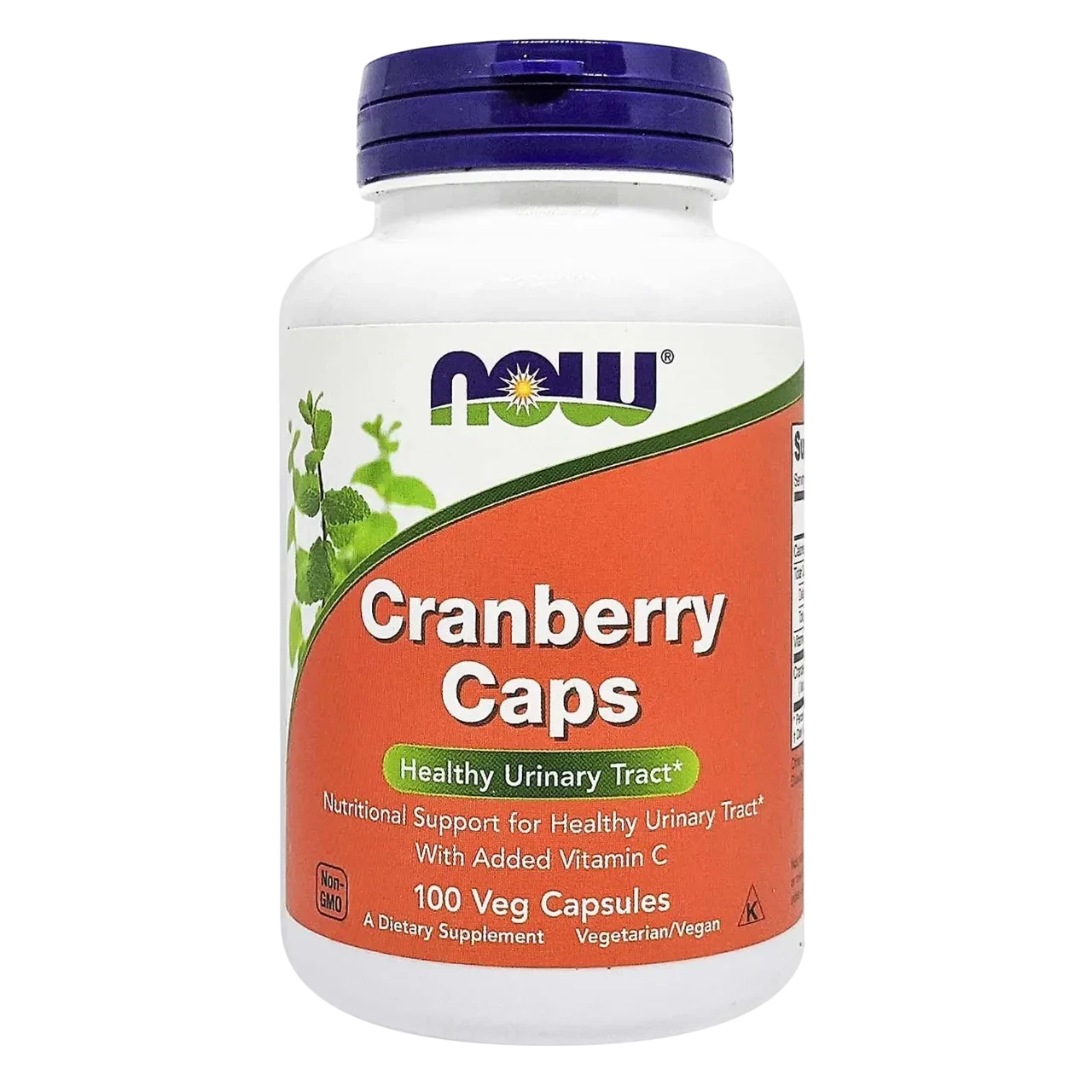 Now Cranberry 700mg Dietary Supplement Vegetarian 100 Capsules