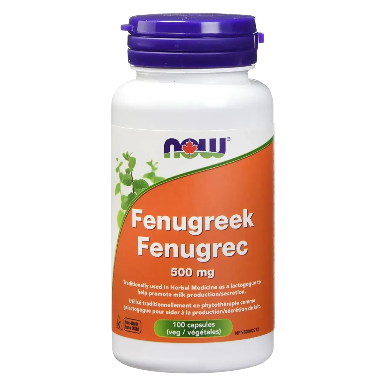 Now Fenugreek 500mg Herbal Supplement 100 Capsules
