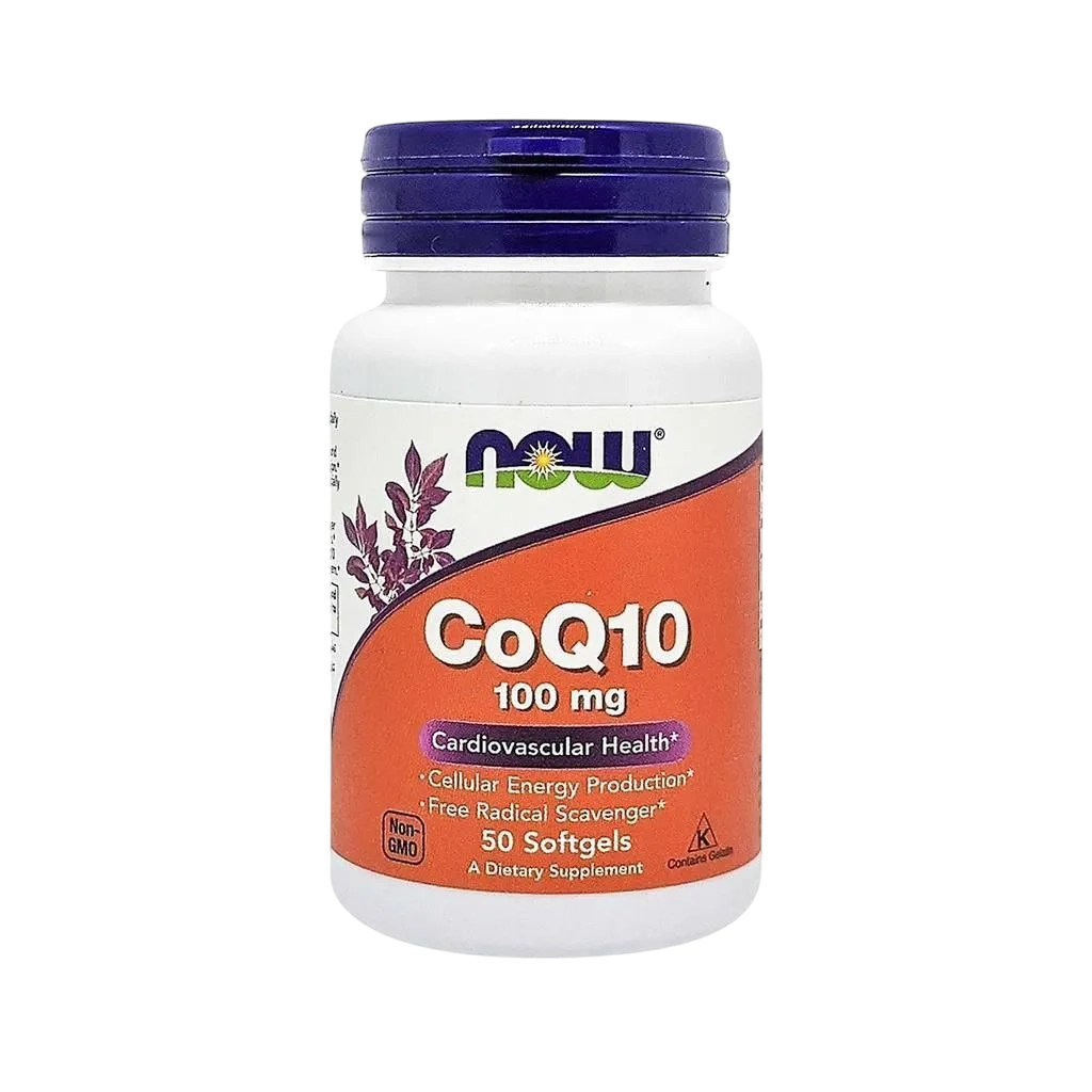 Now Foods Coq10 100 Mg 50 Softgels