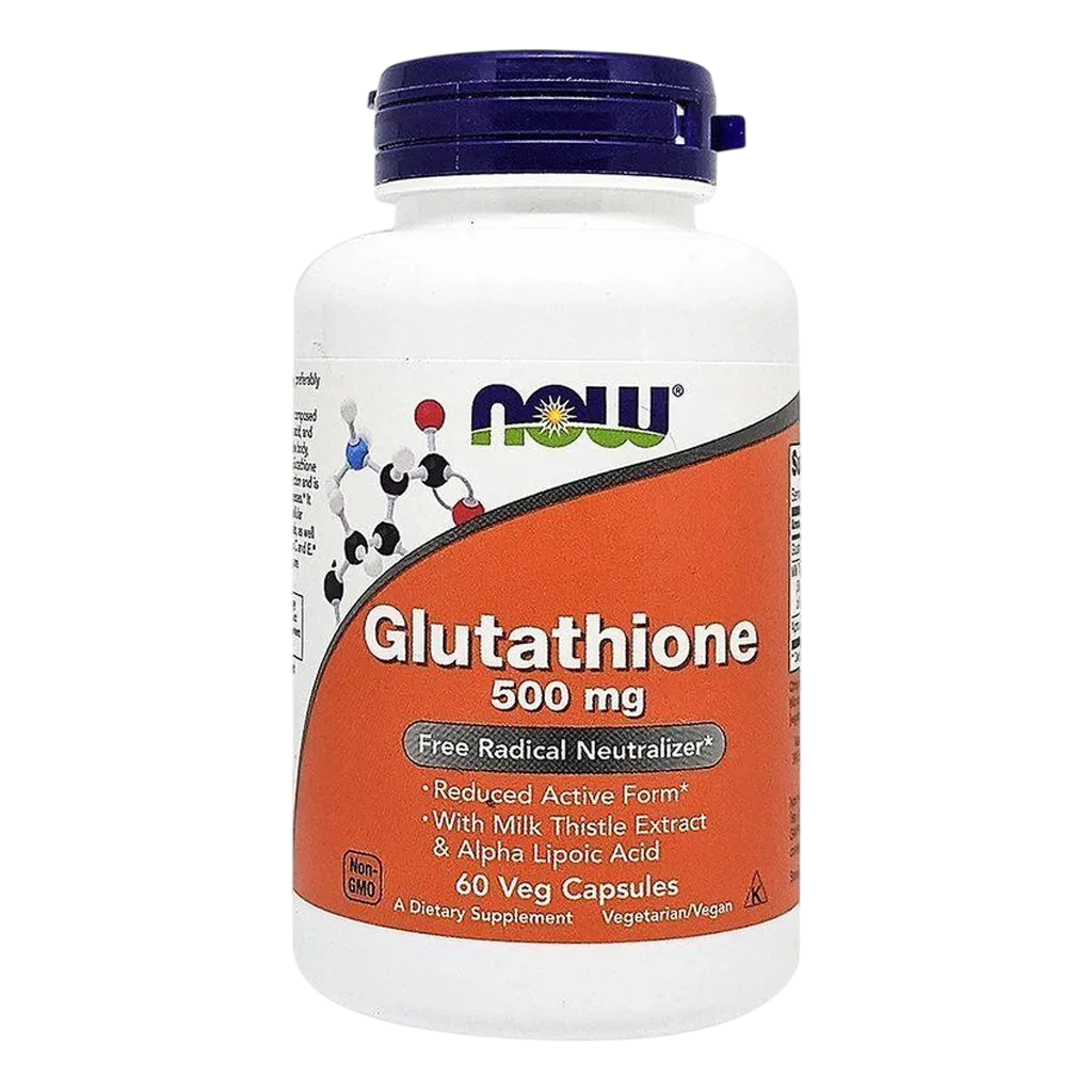 Now Foods Glutathione 500mg 60 Veg Capsules