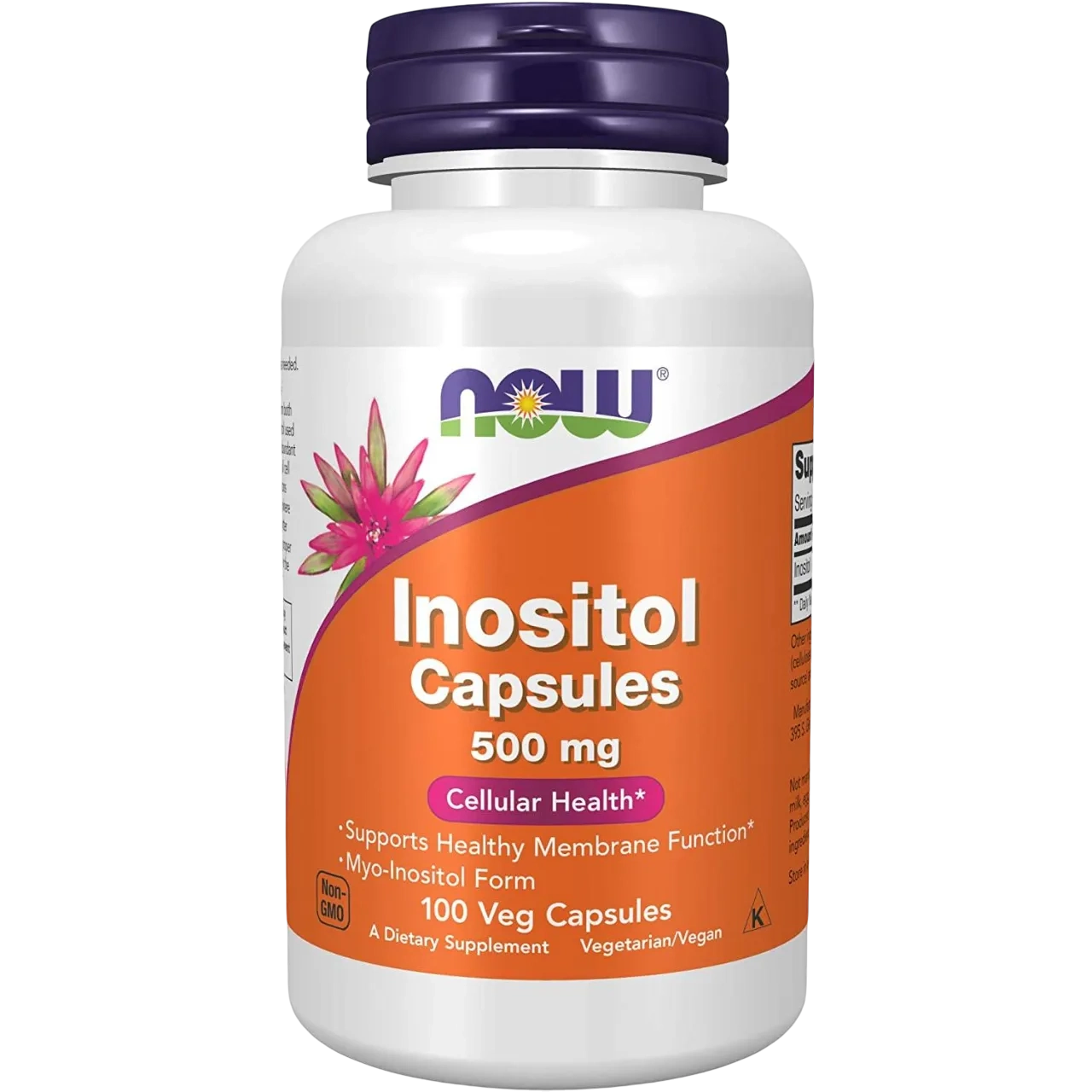 Now Foods Inositol Capsules, 500 Mg, 100 Capsules