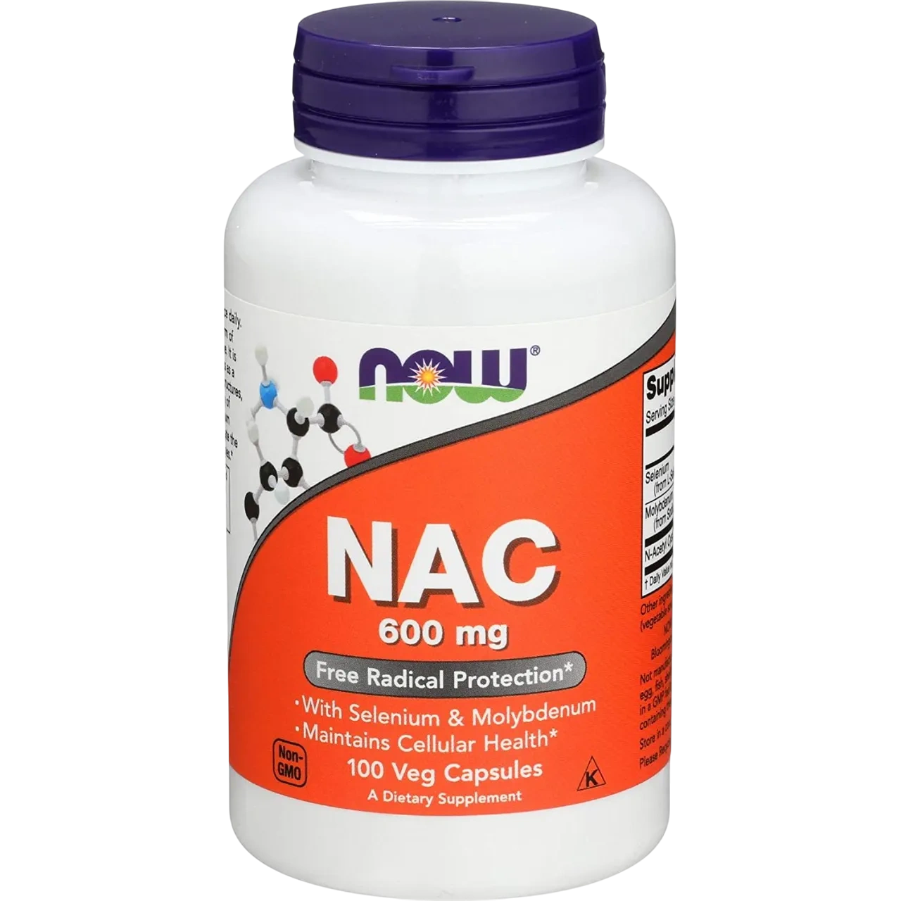 Now Foods Nac 600mg, 100 Capsules