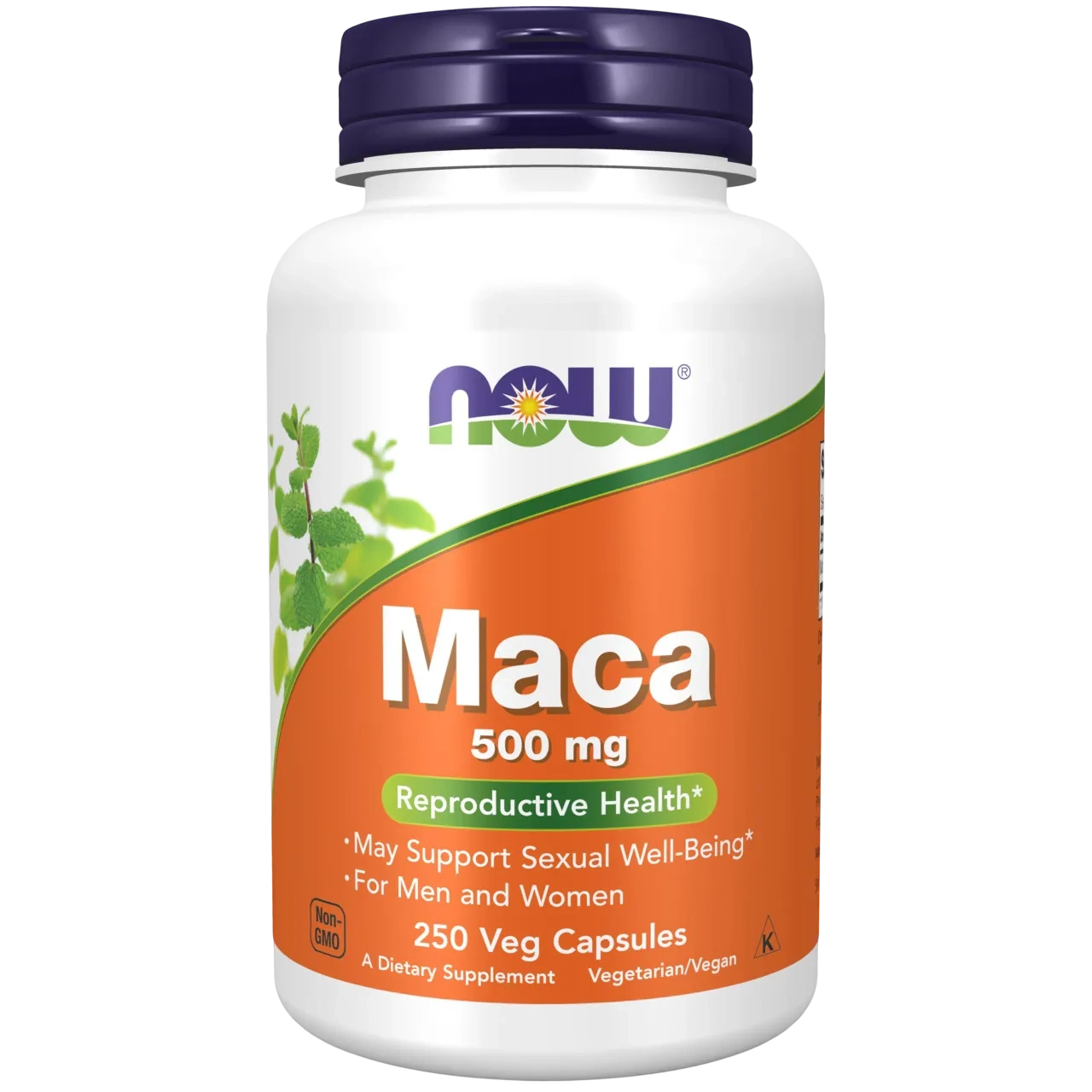 Now Foods Now Supplements, Maca - Lepidium Meyenii 500 Mg, For Men And Women, Reproductive Health , 250 Veg Capsules