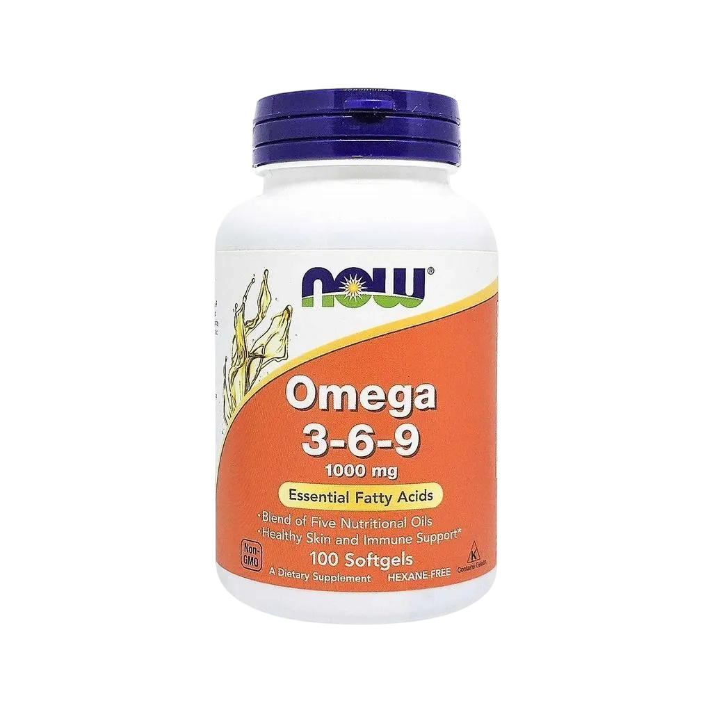Now Foods Omega 3-6-9 1000 Mg 100 Softgels
