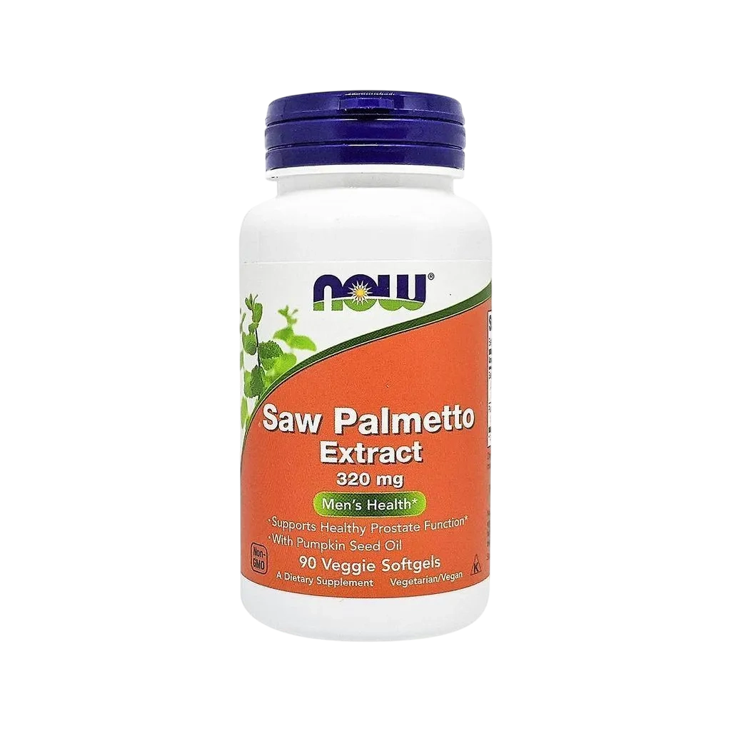 Now Foods Saw Palmetto Extract 320mg 90 Veggie Softgels