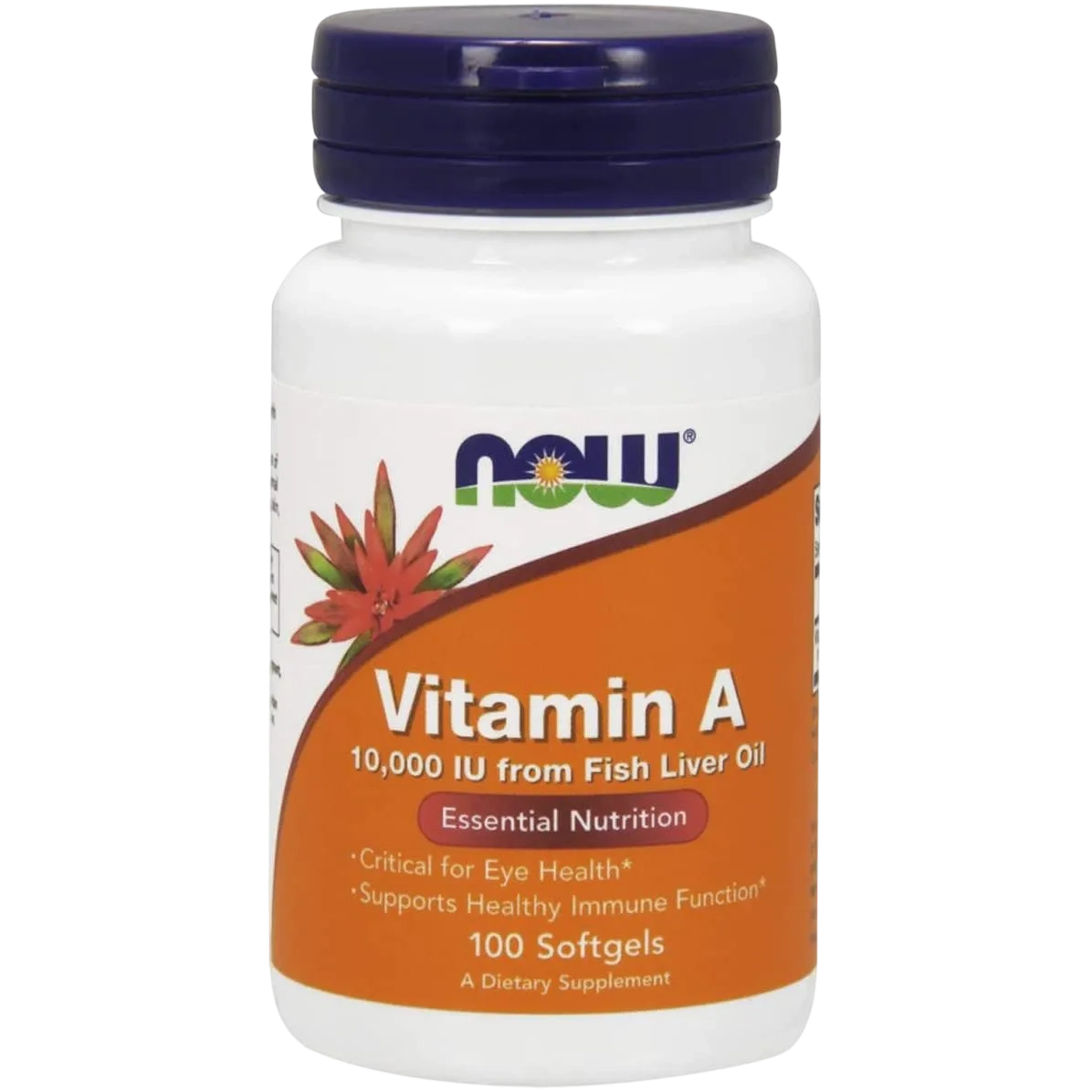 Now Foods Vitamin A 10,000 Iu 100 Softgels