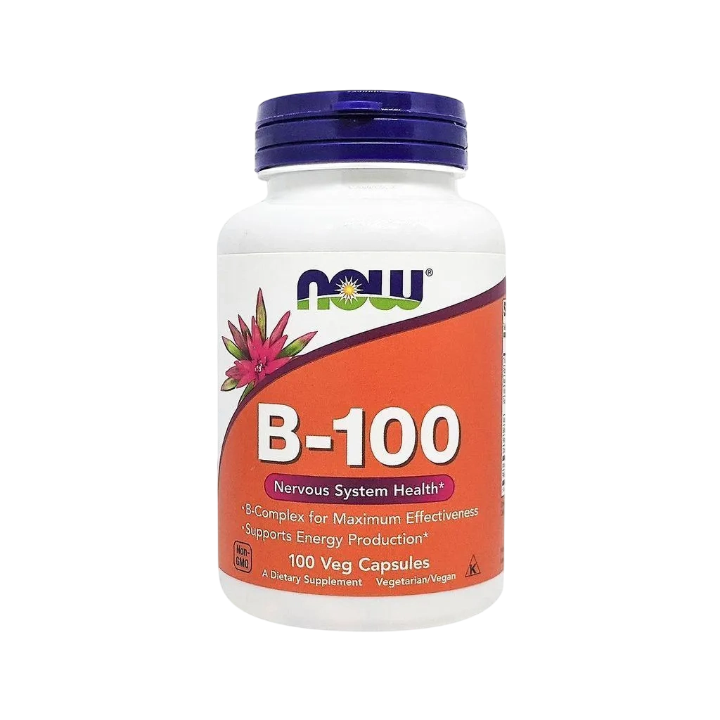 Now Foods Vitamin B-100, 100 Capsules