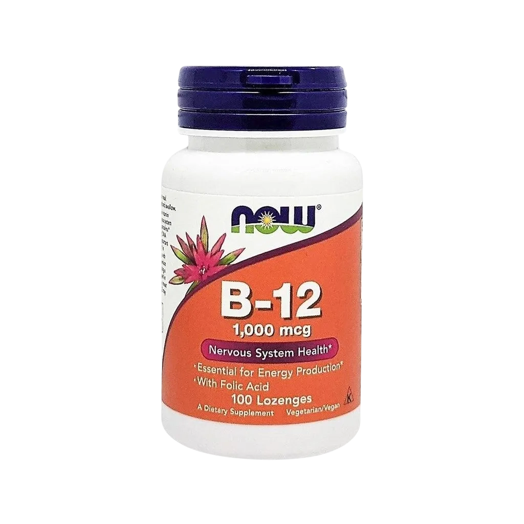 Now Foods Vitamin B-12 1000 Mcg 100 Chewable Lozenges