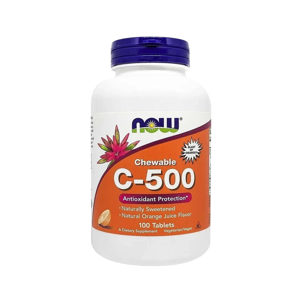 Now Foods Vitamin C-500 100 Tablets