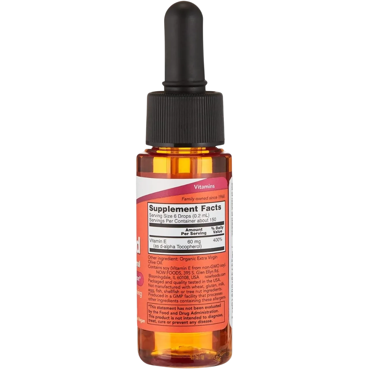 Now Foods Vitamin E Liquid 13650 Iu 1 Oz
