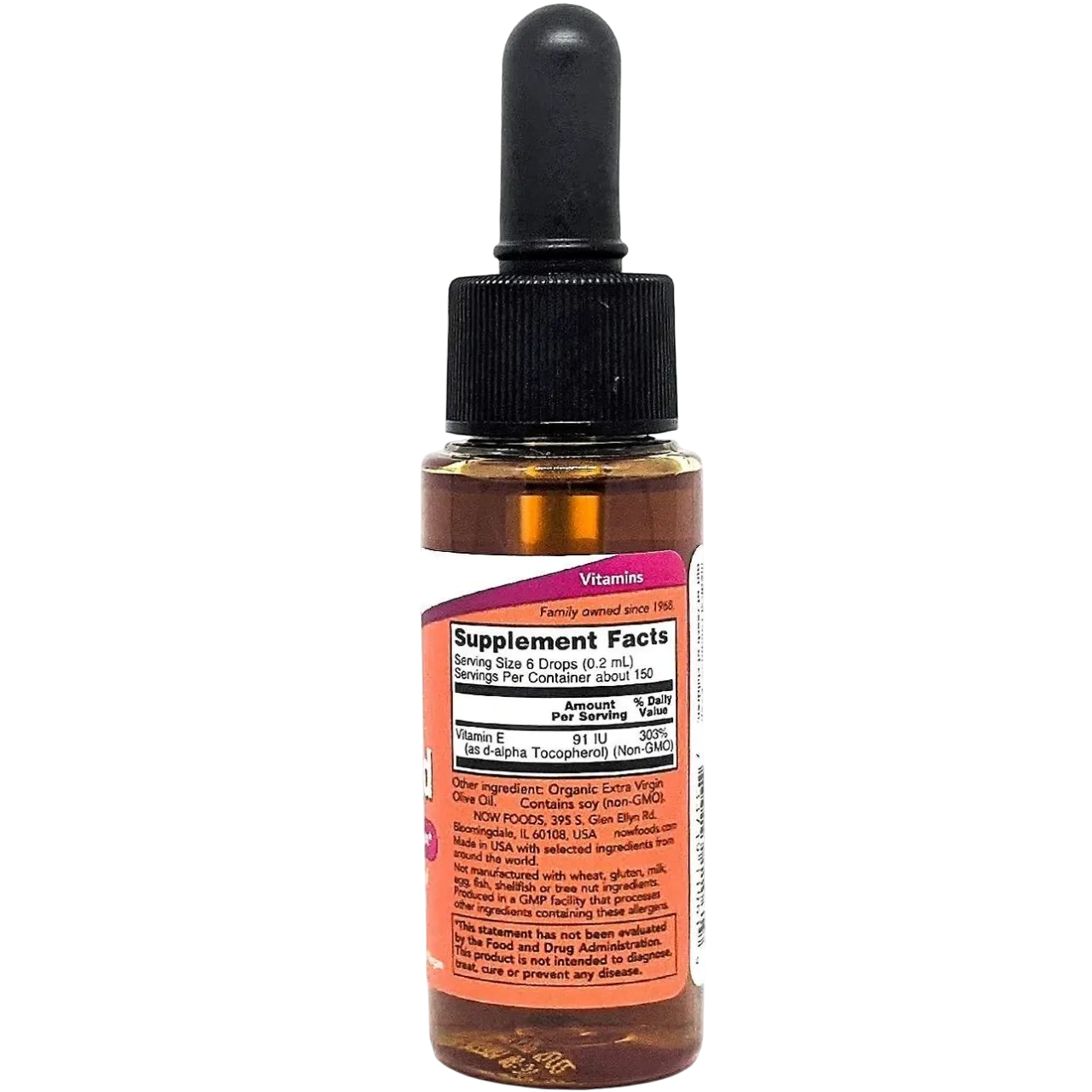 Now Foods Vitamin E Liquid 13650 Iu 1 Oz