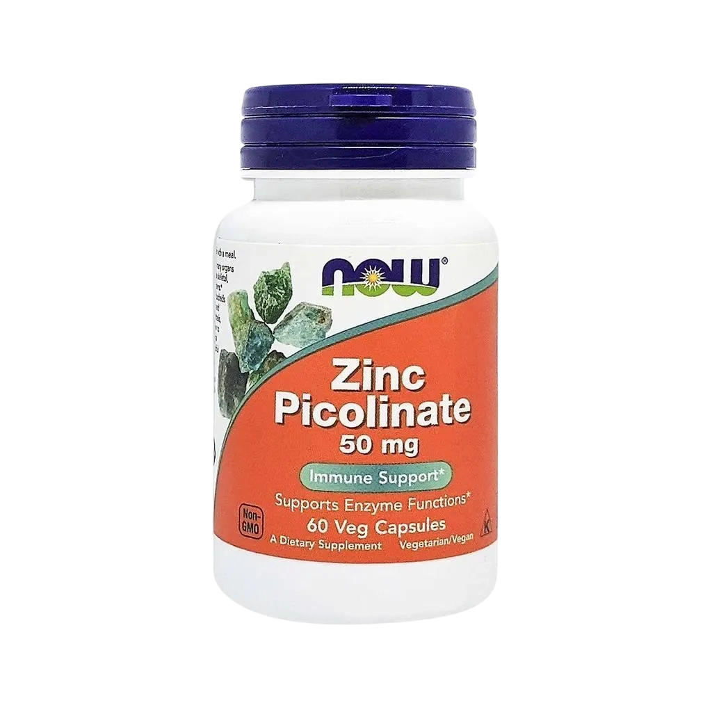 Now Foods Zinc Picolinate 60 Vegetable Capsules