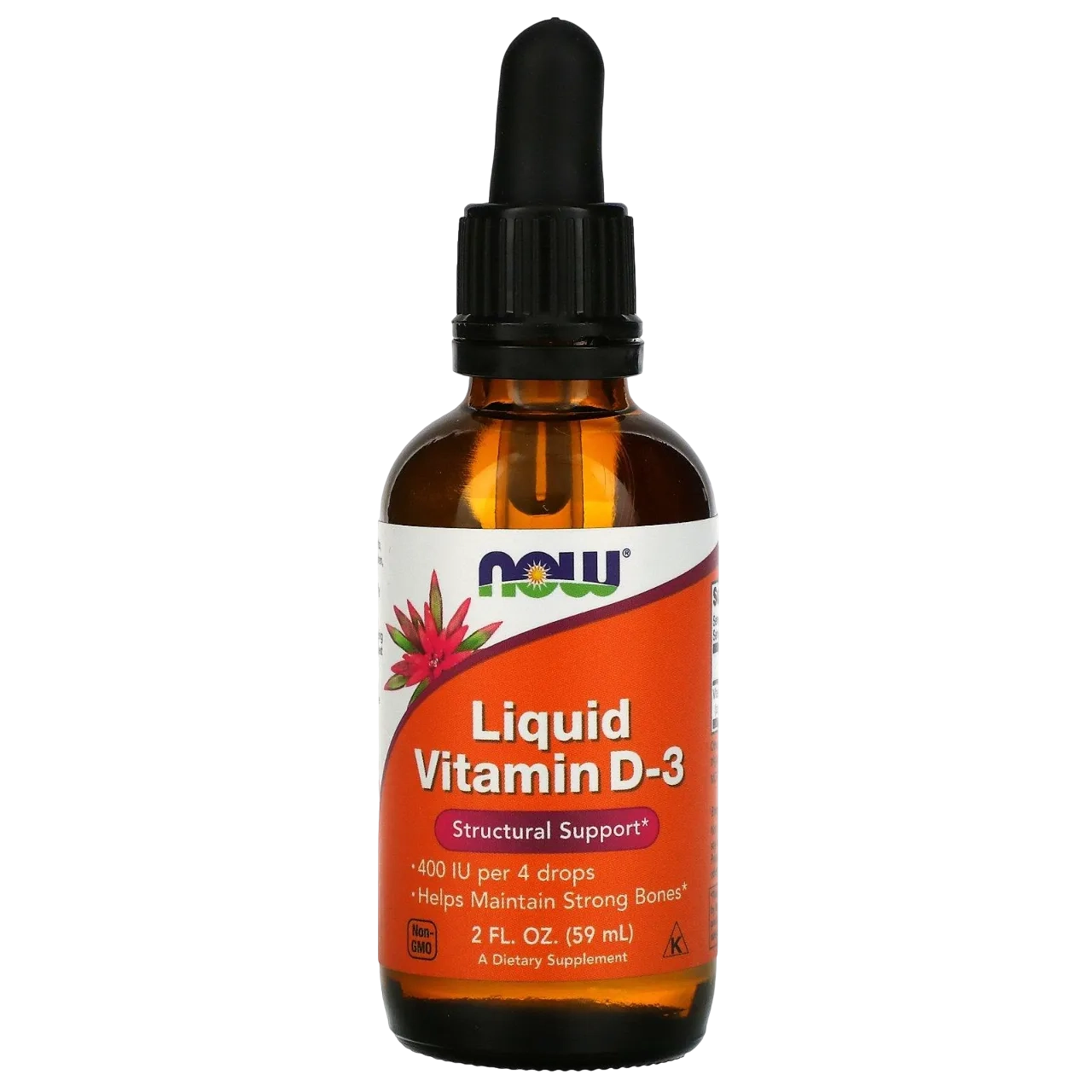 Now Liquid Vitamin D3 60ml