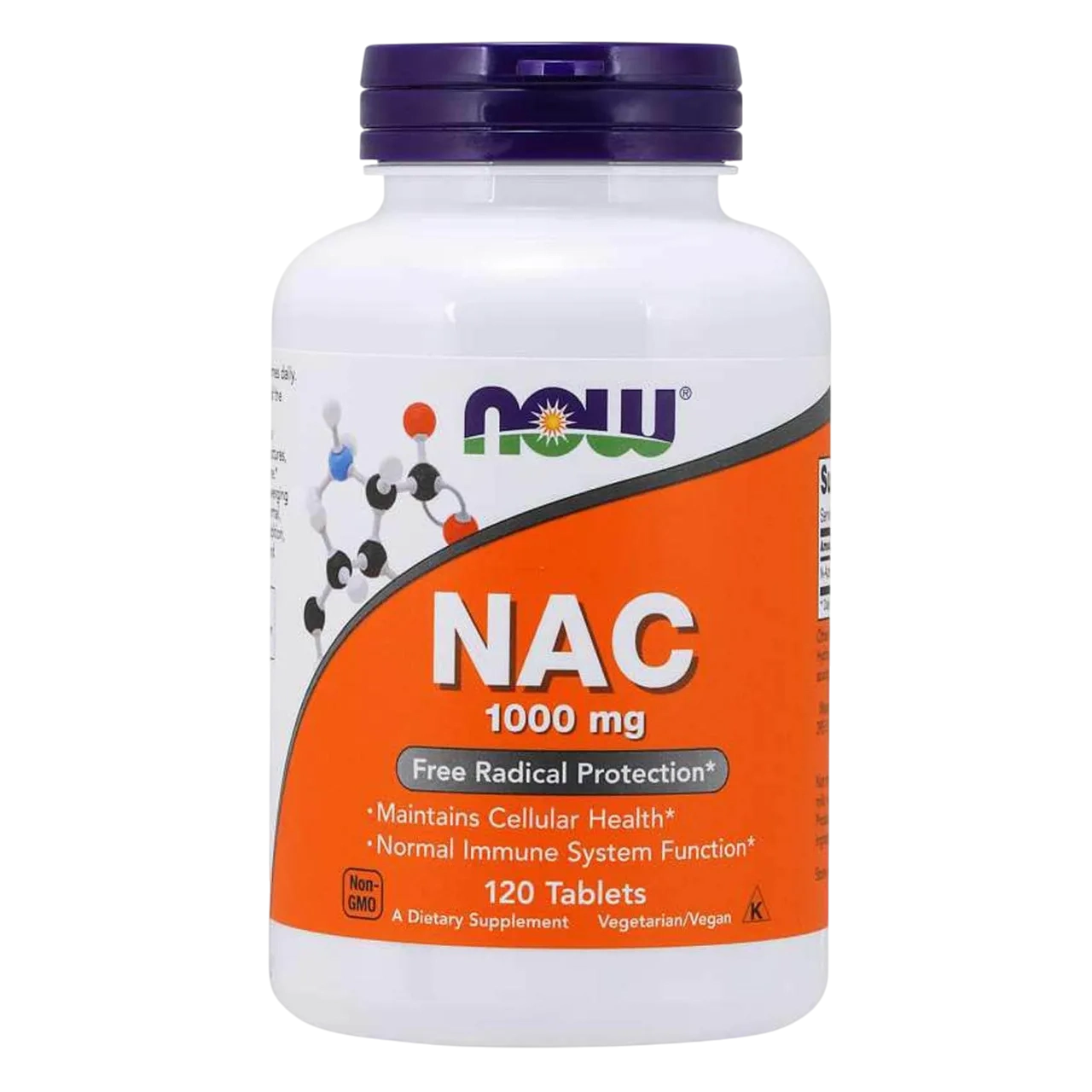 Now Nac 1000mg Dietary Supplement 120 Tablets