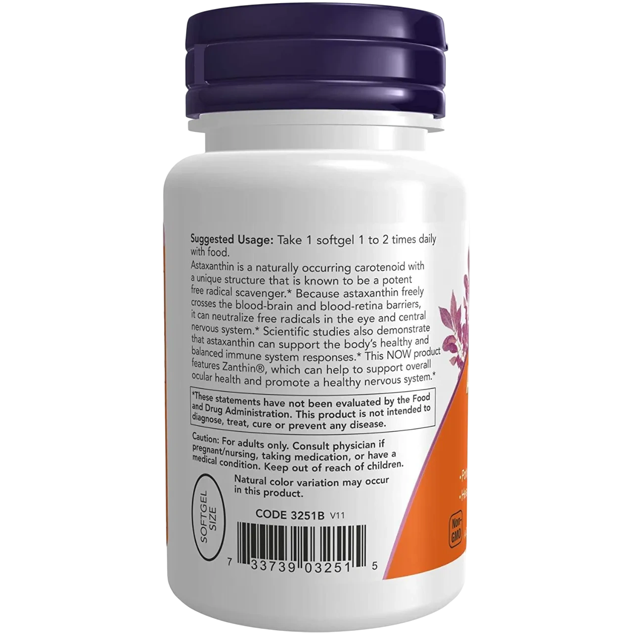 Now Supplements, Astaxanthin 4 Mg Features Zanthin, Supports Eye Health, 60 Veg Softgels