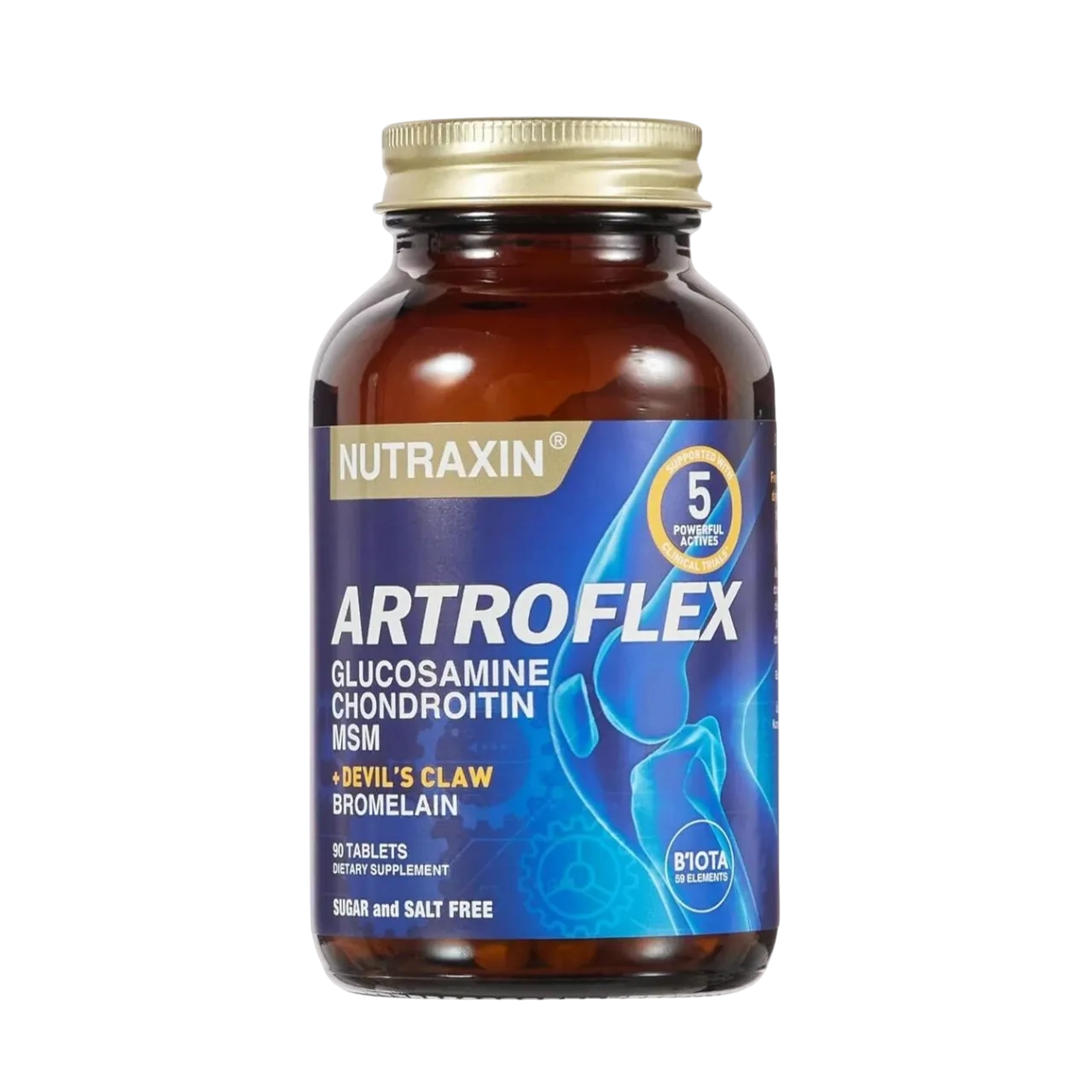 Nutraxin Artroflex Containing Glucosamine Chondroitin 2700mg & Msm 1200mg With Bromelain 198mg, 90 Tablets