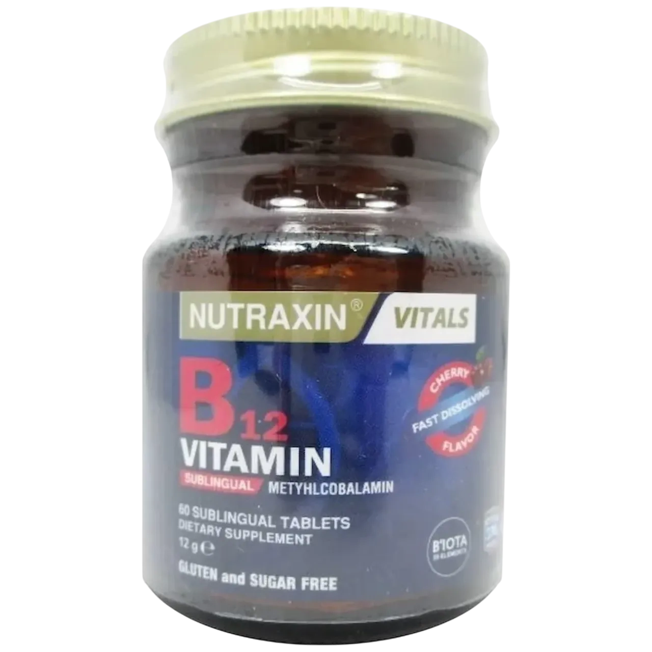 Nutraxin Vitals Vitamin B12 1000mcg 60 Tabs