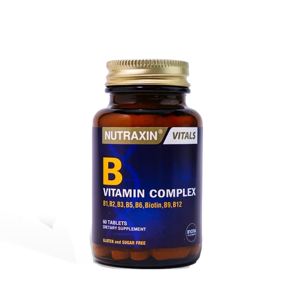 Nutraxin Vitals, Vitamin B Complex, 60 Tablets
