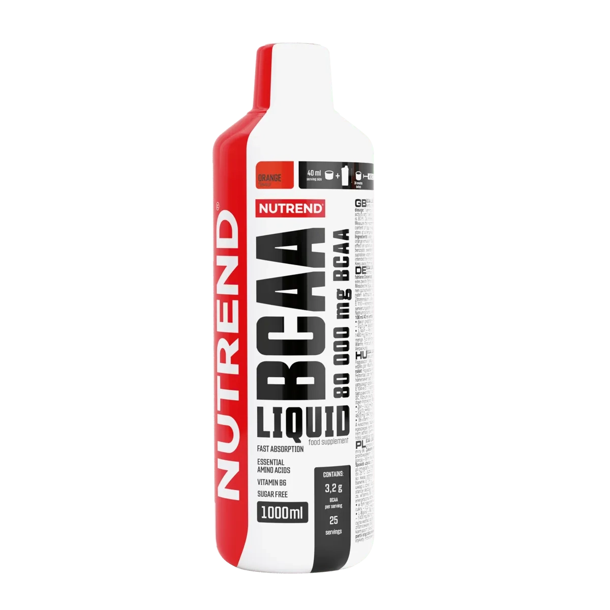 Nutrend Bcaa Liquid Orange 1000 Ml