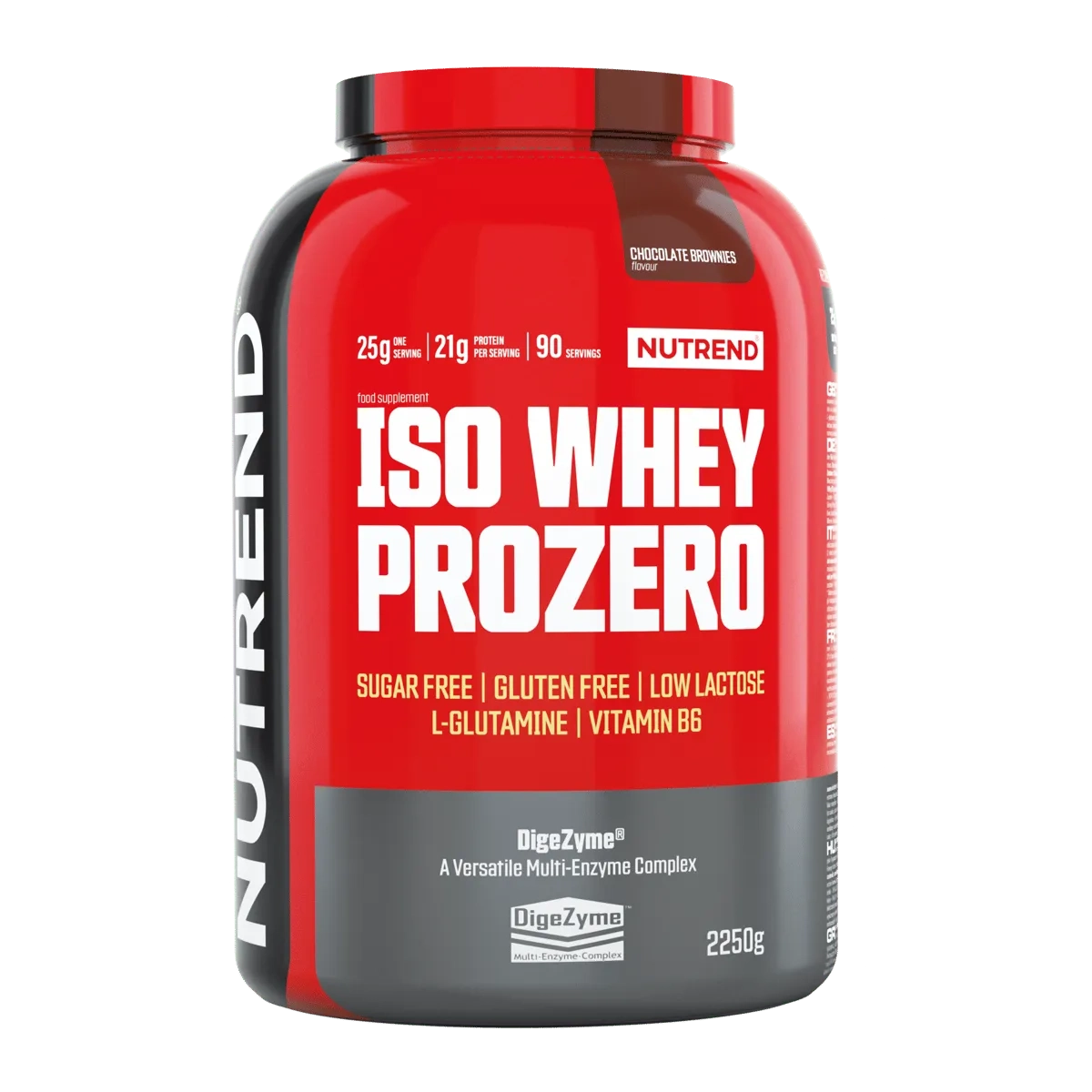Nutrend Iso Whey Prozero Chocolate Brownies 2250 G