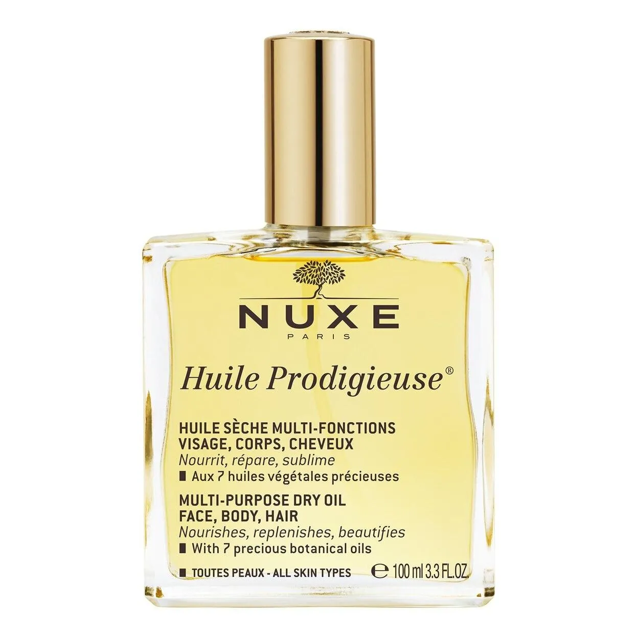 Nuxe Huile Prodigieuse Multi-purpose Dry Oil For Face Body And Hair 100ml