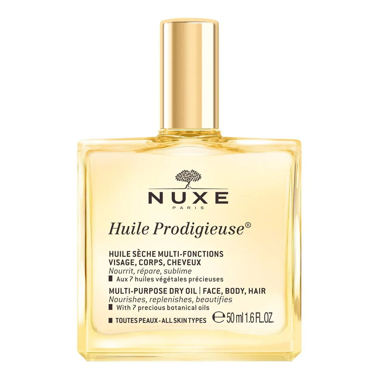 Nuxe Huile Prodigieuse Multi-purpose Dry Oil For Face Body And Hair 50ml