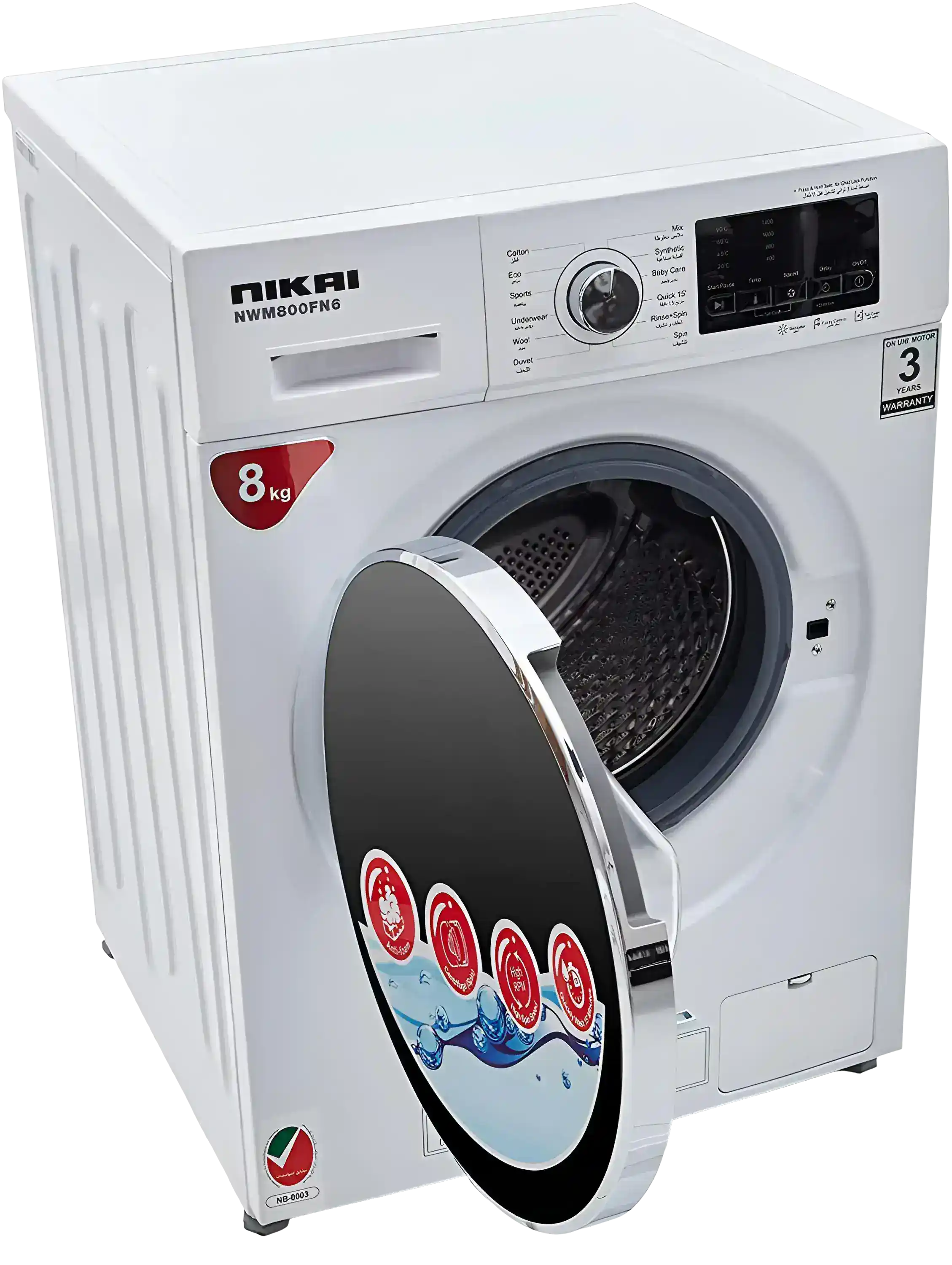 Nikai Front Loading - Premium Series Washing Machines