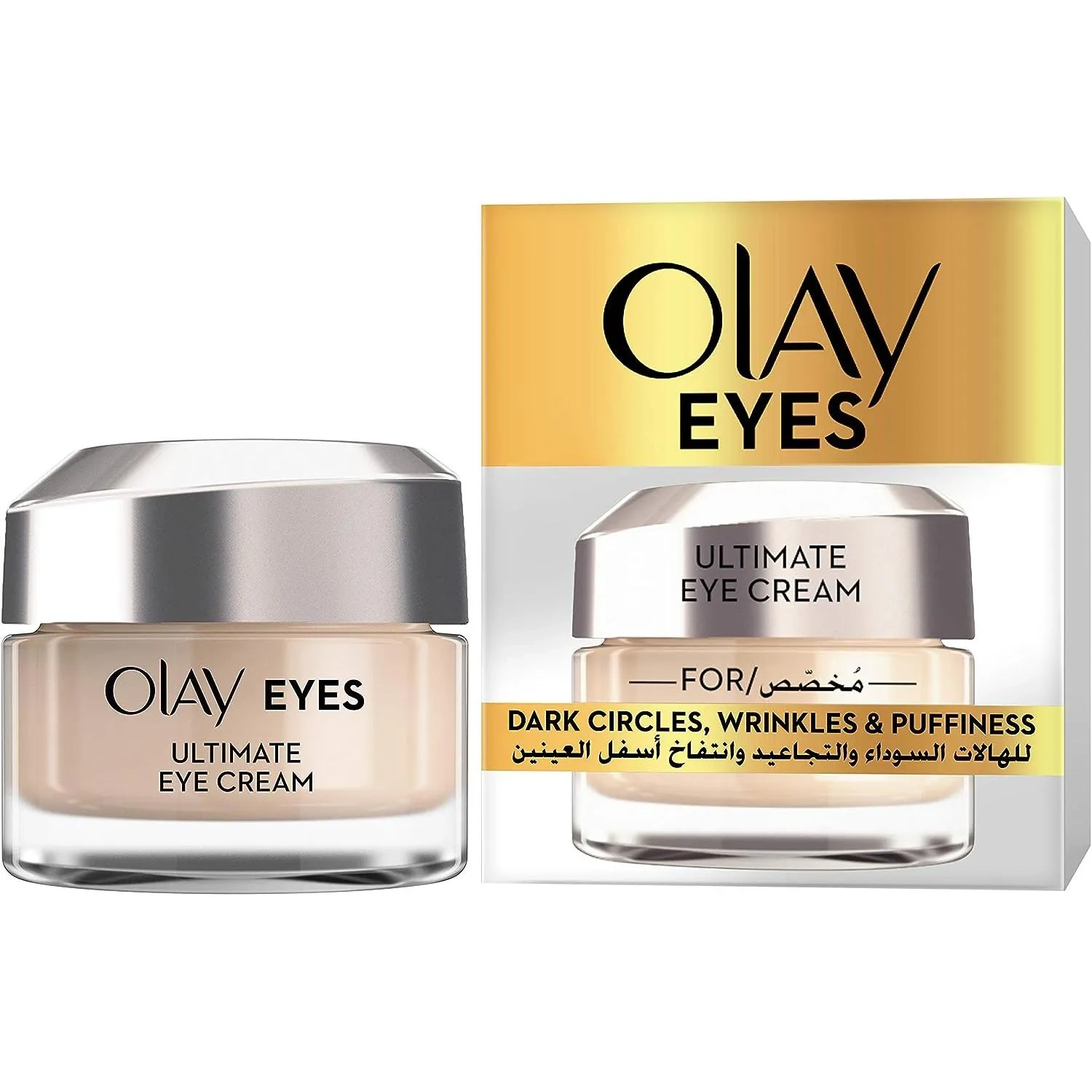 Olay Eyes Ultimate Eye Cream For Wrinkles, Puffy And Dark Circles, 15Ml