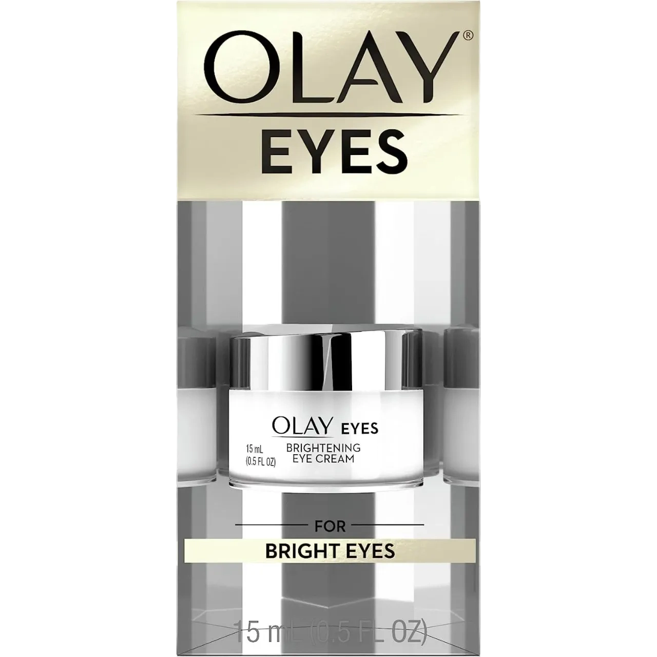 Olay Vitamin C Brightening Eye Cream To Help Reduce Dark Circles, Brightening Cream, 0.5 Fl Oz