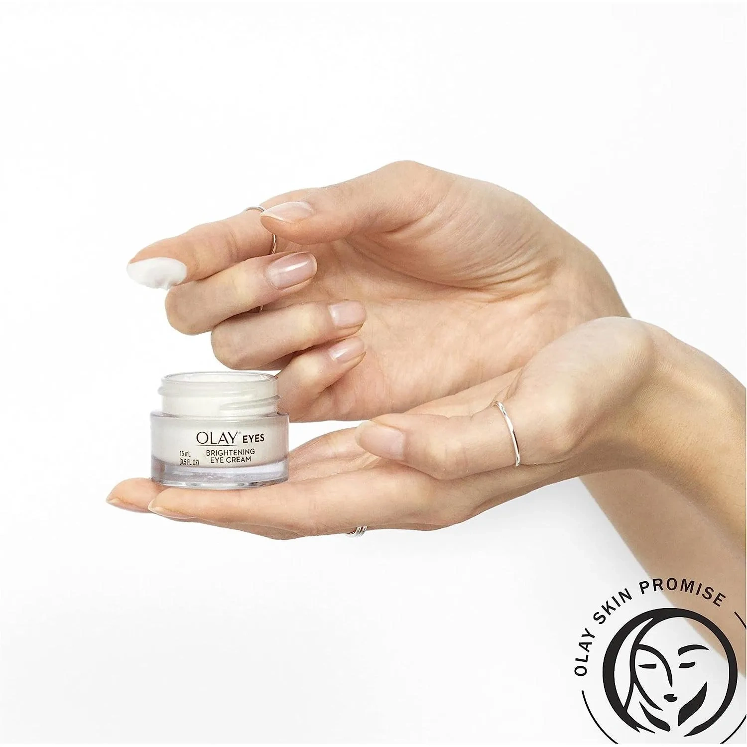 Olay Vitamin C Brightening Eye Cream To Help Reduce Dark Circles, Brightening Cream, 0.5 Fl Oz