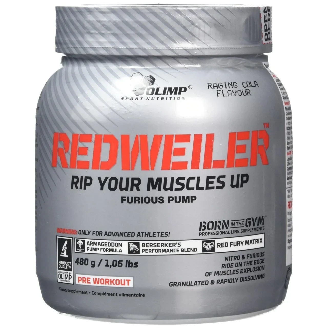 Olimp Labs Cola Redweiler Recovery And Energy Supplement 480g
