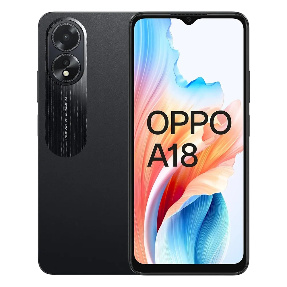 Oppo A18 Dual Sim 4Gb Ram 128Gb Black