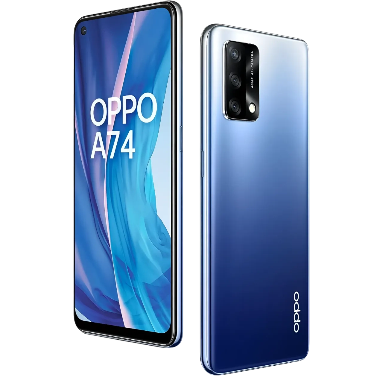 Oppo A74 Smartphone Dual Sim 128Gb 6Gb Ram, Blue