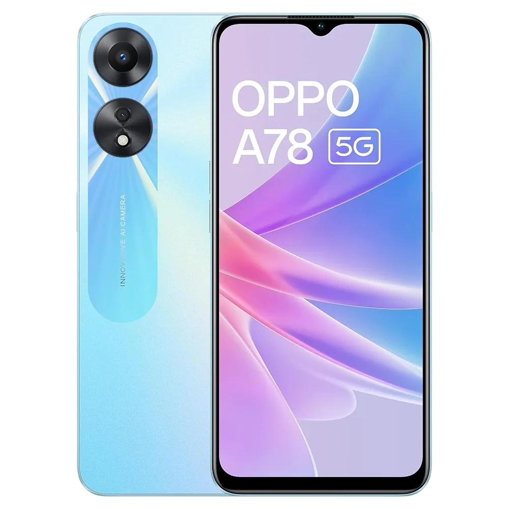 Oppo A78 Dual Sim 8Gb Ram 128Gb 5G Glowing Blue