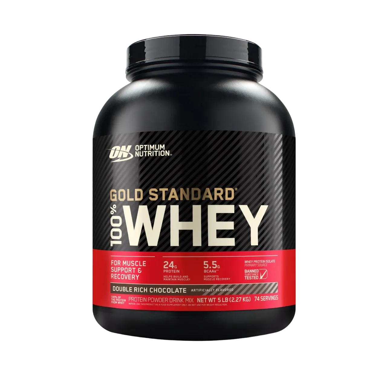 Optimum Nutrition Gold Standard 100% Whey Protein Double Rich 5 Lbs