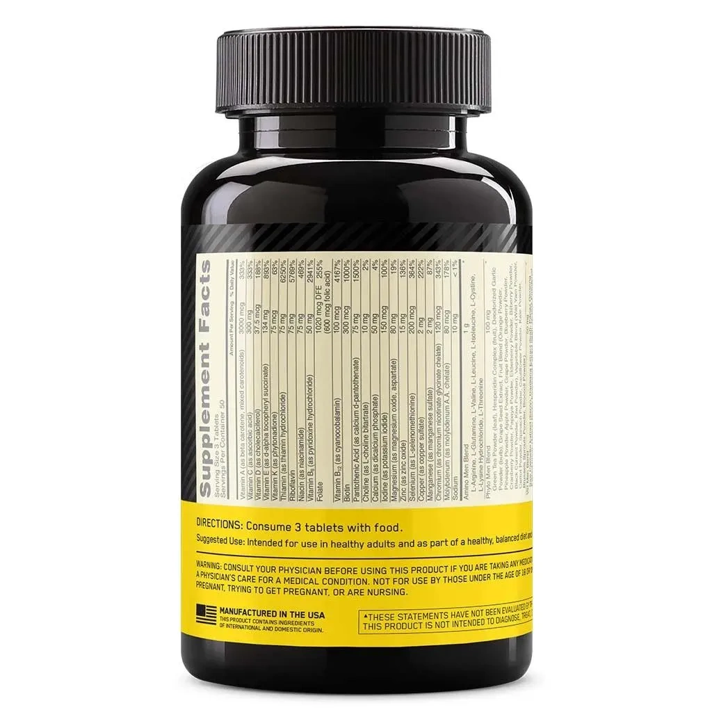 Optimum Nutrition Opti-men Tablets, Pack Of 150's
