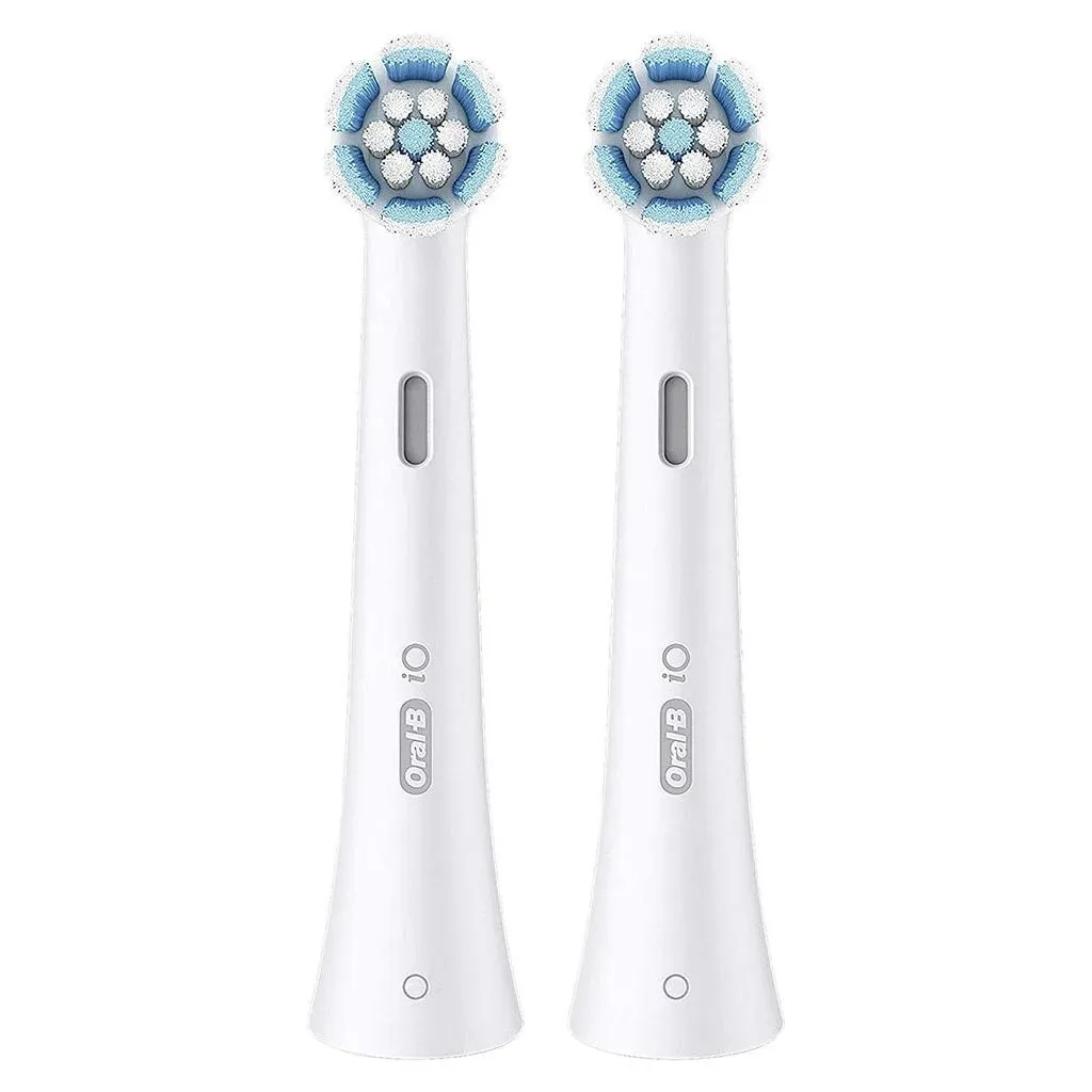 Oral-b Io Gentle Care Replacement Brush Heads Pack Of 2's White