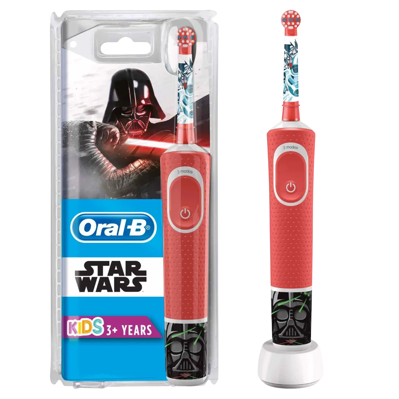 Oral-b Kids Vitality 100 Electric Rechargeable Toothbrush (star Wars) With Uae 3 Pin Plug
