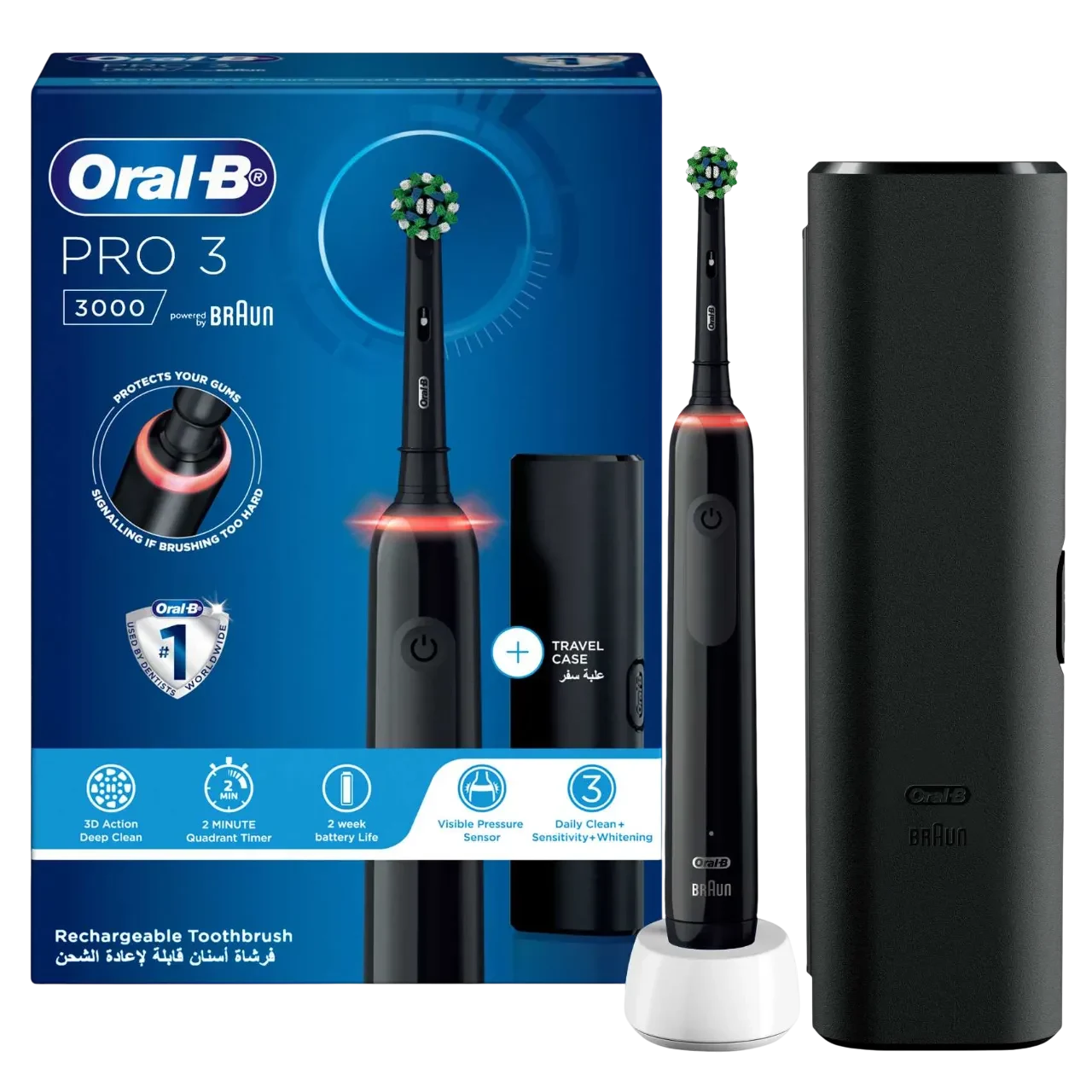 Oral-b Pro Clean 3, 3000 Electric Toothbrush Black
