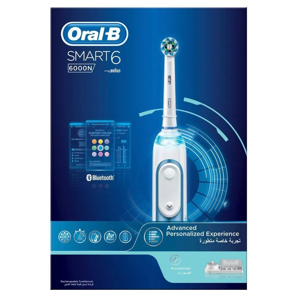 Oral-b Smart 6 6000n Rechargeable Toothbrush D700.535.5x