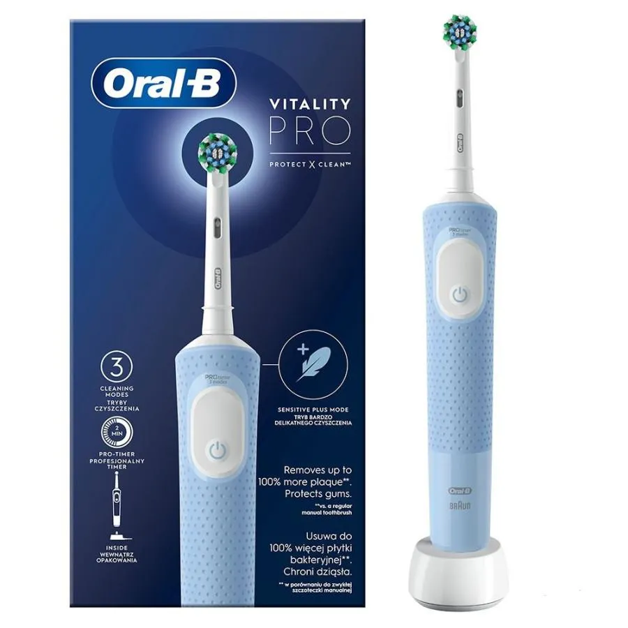 Oral-B Vitality D103.413.3 Pro Protect X Clean Vapor Blue Toothbrush