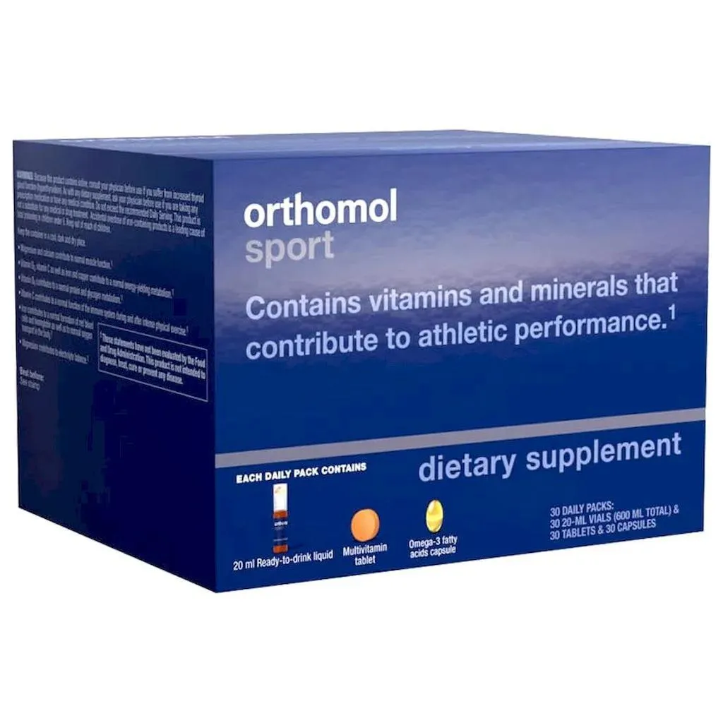 Orthomol Sport Multivitamin & Minerals Vials 20ml, Pack Of 30's
